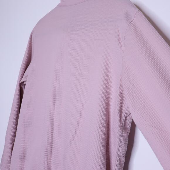 LULULEMON Pack Light Pullover Porcelain Pink High-Neck Half Zip Jacket Women's 8 - Picture 12 of 13
